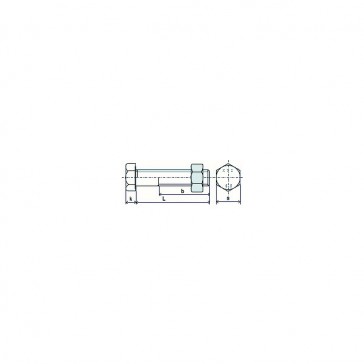 BOULON TH CL6.8 8X20 ZING