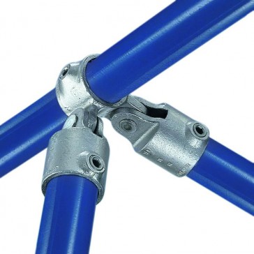 Raccord KEEKLAMP angle orientable à 2 entrées - 26,9 mm