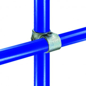 Raccord KEEKLAMP croix à 1 entrée décalée pour tube diamètre extérieur 33,7 mm