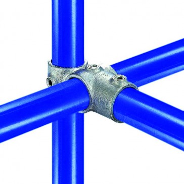 Raccord KEEKLAMP croix à 1 entrée décalée 46 - 26,9 mm