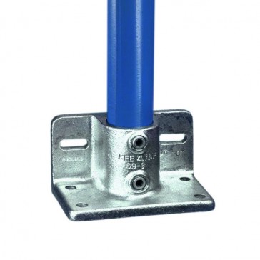 Raccord KEEKLAMP socle fixation au sol garde-corps avec support plinthe - 48,3 mm