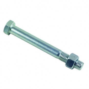 Boulon tête hexagonale classe 6.8 zingué - Diamètre : 12 mm - Longueur : 55 mm