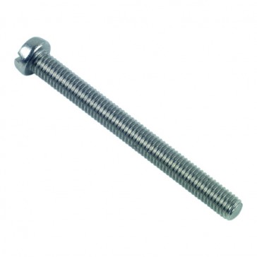 Vis à métaux tête cylindrique fendue inox A2 - Diamètre : 3 mm - Longueur : 50 mm