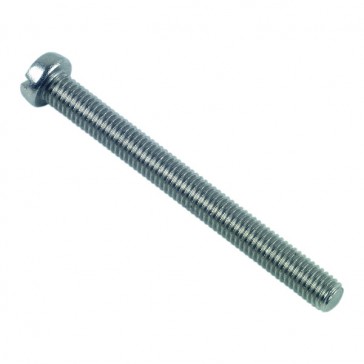 Vis à métaux tête cylindrique fendue Inox A2 - 4 x 4 mm