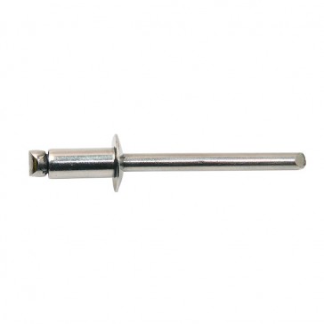 Rivet aveugle tête plate inox A2 - Diamètre de la tige : 4 mm - Longueur du rivet : 30 mm