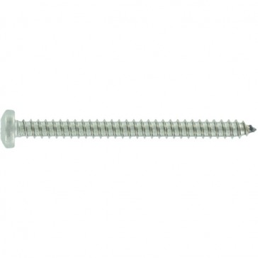 Vis à tôle tête cylindrique bombée large Pozidriv® Inox A4 - 3,5 x 12,7 mm