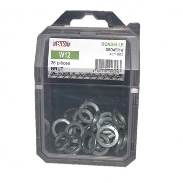 Rondelle autobloquante GROWER Série W Zingué - 12 mm en Coque de 25 pièces