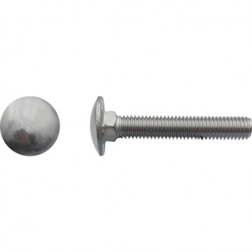 Vis tête ronde collet carré (TRCC) Inox A2 - 6 x 70 mm