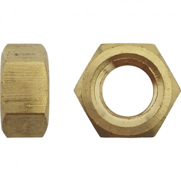 Écrou hexagonal HU DIN 934 Laiton - 8 mm