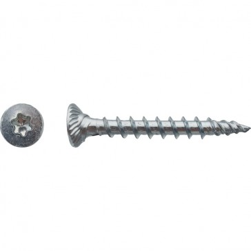 Vis bois TK3 tête fraisée Torx® filetage total Zingué - 4 x 40 mm