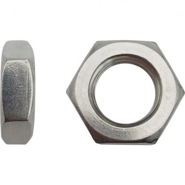 Écrou hexagonal (HM) bas DIN 439 Inox A2 - 8 mm