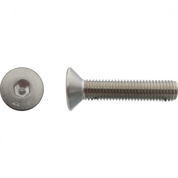 Vis tête fraisée six pans creux (FHC) DIN 7991 Inox A4 - 4 x 25 mm