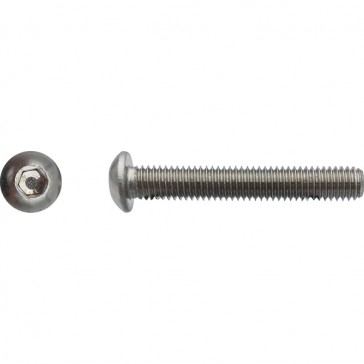 Vis tête bombée six pans creux (BHC) Inox A4 - 8 x 20 mm