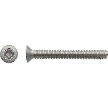 Vis à métaux tête fraisée Pozidriv® Inox A2 - 3 x 25 mm