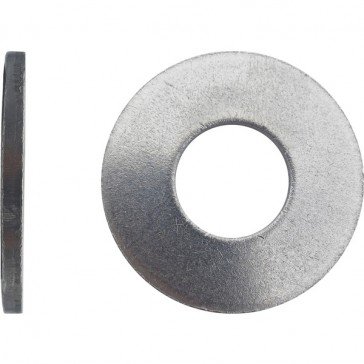 Rondelle plate large (L) NFE 25513 brut - 6 mm
