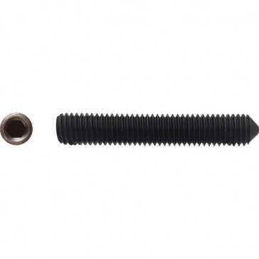 Vis sans tête à bout pointeau six pans creux (STHC) brut - 8 x 12 mm