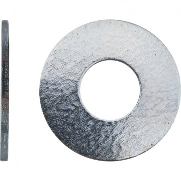 Rondelle plate carrossier zingué - 6,4 x 25 x 1,5 mm