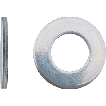 Rondelle plate moyenne (M) NFE 25513 Zingué bichromaté - 4 mm
