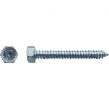 Vis à tôle tête hexagonale Zingué - 6,3 x 25,4 mm