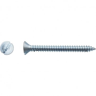 Vis à tôle tête fraisée fendue Zingué - 4,8 x 15,9 mm