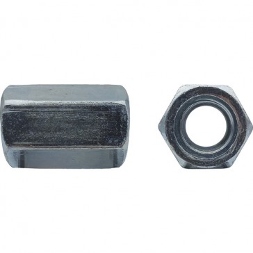Manchon hexagonal Zingué pour tige filetée 8 x 30 mm