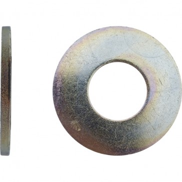 Rondelle plate large (L) NFE 25513 Zingué CR3 200HBS ou bichromaté - 6 mm