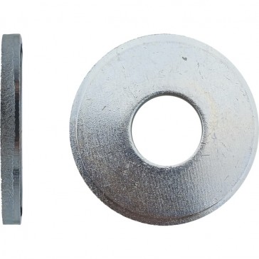 Rondelle plate pour boulon de charpente bois zingué - 14 mm