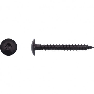 Vis pour penture Torx® Zingué noir - 6 x 50 mm