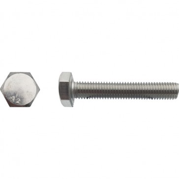 Vis tête hexagonale totalement filetée Inox A2 - 20 x 80 mm