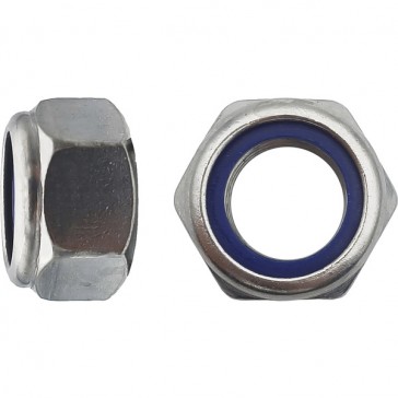 Écrou indesserrable DIN 985 inox A4 - 8 mm